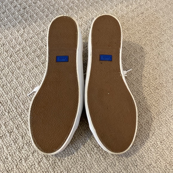 Keds Triple Kick leather Platform Sneakers in White size 6 - Picture 3 of 4